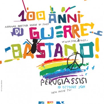 “100 anni di guerre bastano!” Perugia – Assisi 2014